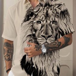 seventeenstitch Lycra Regular Fit Printed Half Sleeves Men's Casual Shirt - Grey ( Pack of 1 )