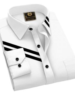 SHREE VASTRA HOUSE Cotton Regular Fit Full Sleeves Men's Formal Shirt - White ( Pack of 1 )