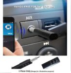 3.5mm Bluetooth Audio AUX Jack Receiver With Mic For Car Kit Compatible For Android & iOS Dongle Connector Adapter Audio Receiver Transmitter Wireless Stereo TV Pen Drive Jack...