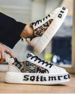 AADWIN Black Men's Lifestyle Shoes