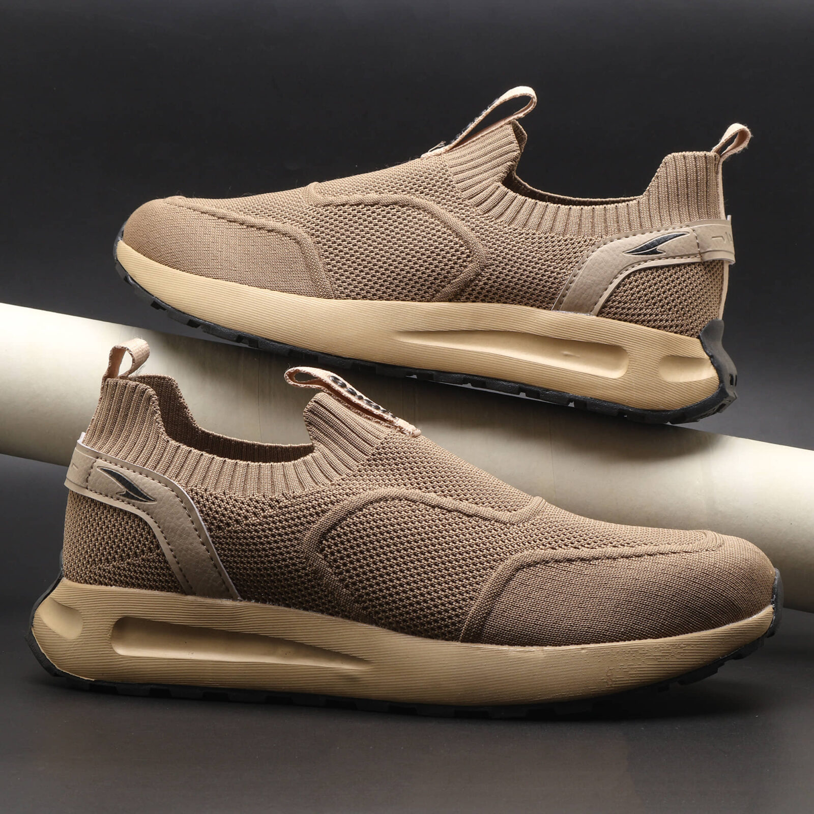 ASIAN WIND PRO-11 Beige Men's Slip-on Shoes