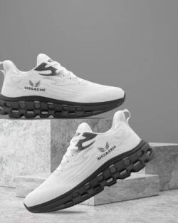 Bersache Men's Casual Shoe White White Men's Outdoor Shoes