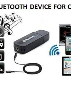 Car Bluetooth Receiver (USB) - Pair with Car Stereo, Music System, Home Theater System, Computer. Compatible with All Android & IOS Devices