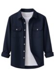 DEELMO Men’s Stylish Cotton Blend Casual Shirt || Full Sleeve Button-Down Shirt with Dual Flap Pockets || Comfortable Breathable Fabric || Perfect for Casual Office and Outing Wear