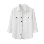 DEELMO Men’s Stylish Cotton Blend Casual Shirt || Full Sleeve Button-Down Shirt with Dual Flap Pockets || Comfortable Breathable Fabric || Perfect for Casual Office and Outing Wear