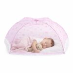Divayanshi Umbrella Mosquito Net for Infants (0–2 Years) | Foldable Baby Bed Net Tent | Fine Mesh Protection from Mosquitoes & Insects | Portable, Lightweight, Washable Net for...