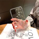 KC Back Cover for Samsung Galaxy S24 Ultra 5G, Epoxy Real Dried Flowers Floral Soft Silicone Camera Protection Case (Transparent)