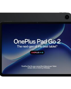 OnePlus Pad Go 2, 30.73 cm (12.1 inch) 2.8K Display, Dolby Vision™, 120Hz Refresh Rate, Quad Speakers, AI, 10050 mAh Battery, 5G Tablet, 8GB RAM 256 GB Storage, Shadow Black