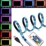 120 LED Strip Light For TV Backlight With Remote - Multicolor - 4 Meter