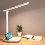 14W Folding Touch dimmable led Desk lamp (15.2 inch , White )