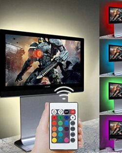 90 LED Strip Light For TV Backlight With Remote - Multicolor - 3 Meter