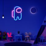 Among Sign Neon Wall Light ( Blue , Pink)