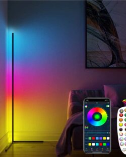 Color Changing Corner Floor Lamp (Multicolour)