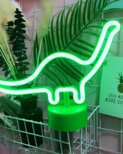 Dinosaur Shaped Neon Light ( Green)