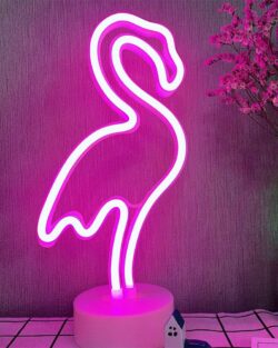 Flamingo Shaped Neon Light - Pink