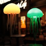 LED Cute Jellyfish (Hanging + Base) Night Lamp (22 CM)