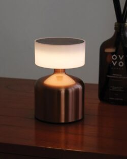 Metal Touch Control Table Lamp - Copper