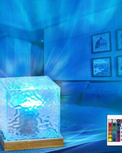 Mini Ocean Wave Projector Light With Remote - Transparent