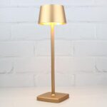 Portable Metal Desk Lamp With Touch Control ( 11.5 inch , Gold )