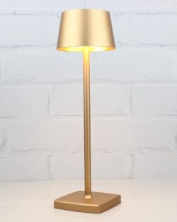 Portable Metal Desk Lamp With Touch Control ( 11.5 inch , Gold )