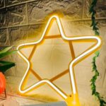 Star Shape Neon LED Light (Warm White)