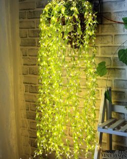 Artificial Vine Leaf LED Fairy String Light - 3 Mtr ( Warm White )