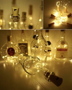 Cork Shaped Fairy String Light - Warm White - 2 Mtr (Pack of 10)