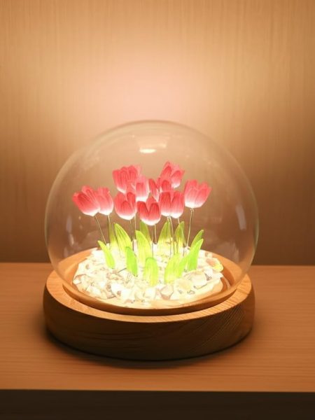 10 Flower LED Decoration Tulip Night Light
