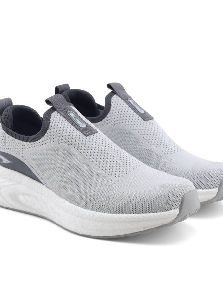 ASIAN HYPERCUSHION-W-02 Light Grey Men's Slip-on Shoes