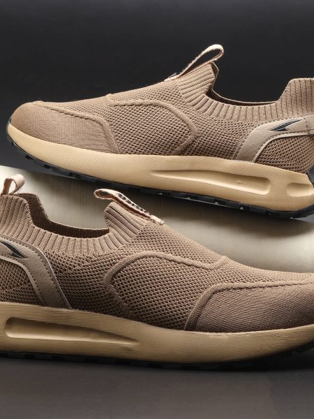 ASIAN WIND PRO-11 Beige Men's Slip-on Shoes