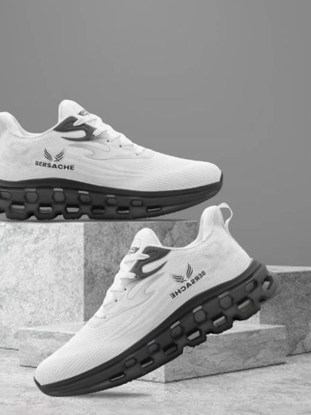 Bersache Men's Casual Shoe White White Men's Outdoor Shoes