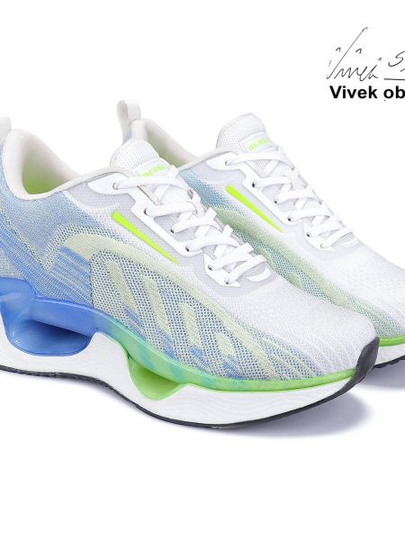 Bersache White Men's Trekking Shoes