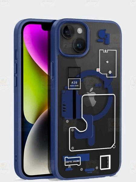 BIG WINGS Blue Printed Back Cover Polycarbonate Compatible For Apple iPhone 14 Pro Max ( Pack of 1 )