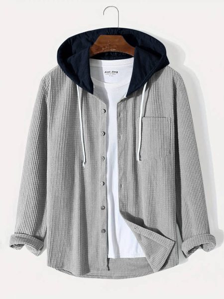 Eyebogler Cotton Blend Regular Fit Solids Full Sleeves Men's Casual Shirt - Aqua Blue ( Pack of 1 )