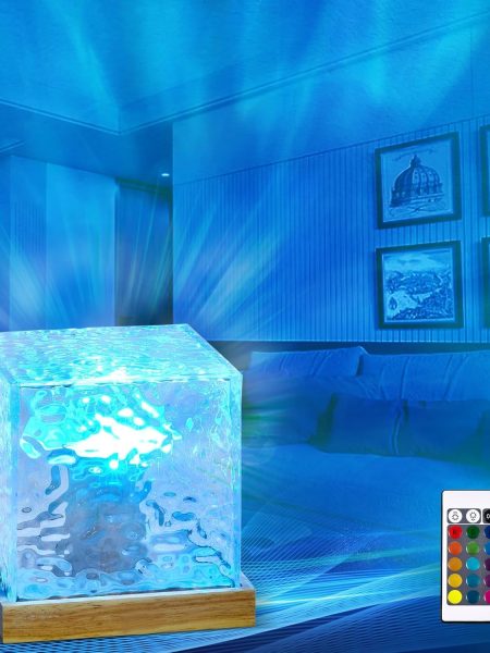 Mini Ocean Wave Projector Light With Remote - Transparent