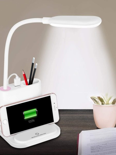 Multifunctional LED Table Lamp ( 12.8 inch, White )