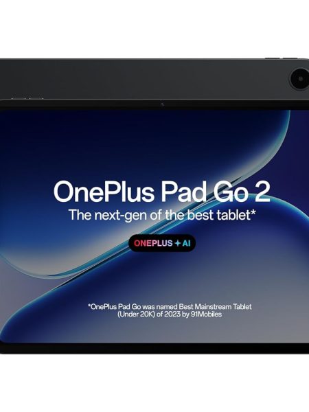 OnePlus Pad Go 2, 30.73 cm (12.1 inch) 2.8K Display, Dolby Vision™, 120Hz Refresh Rate, Quad Speakers, AI, 10050 mAh Battery, 5G Tablet, 8GB RAM 256 GB Storage, Shadow Black