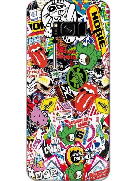 Tweakymod Multicolor Printed Back Cover Polycarbonate Compatible For Samsung Galaxy S8 ( Pack of 1 )